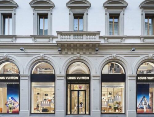 Louis Vuitton negozio Firenze, facciata