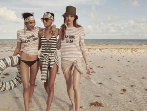 T-shirt e costumi linea Dior Beachwear