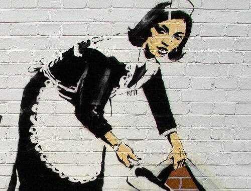 STREET ART: I MURALES PIÙ BELLI AL MONDO Banksy