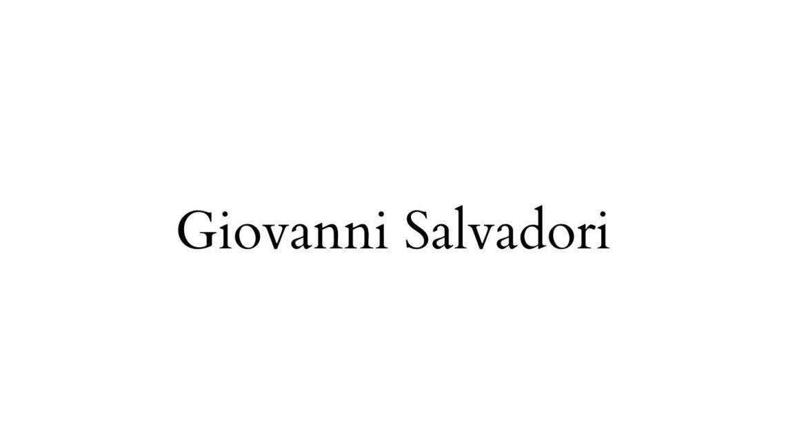 Giovanni Salvadori 乔瓦尼·萨尔瓦多里